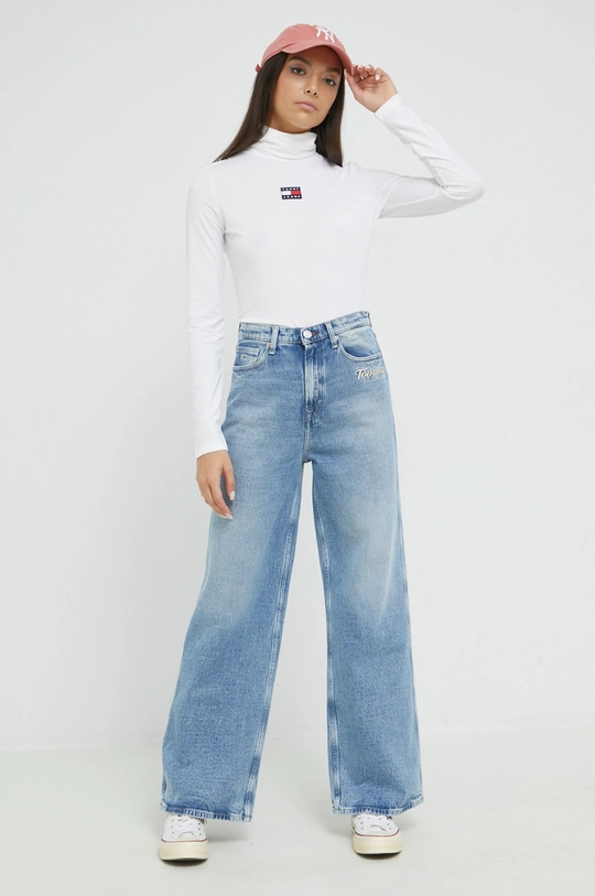 Tommy Jeans longsleeve biały