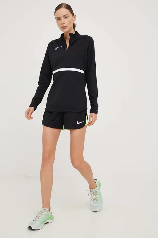 Majica z dolgimi rokavi za vadbo Nike Dri-fit Academy črna