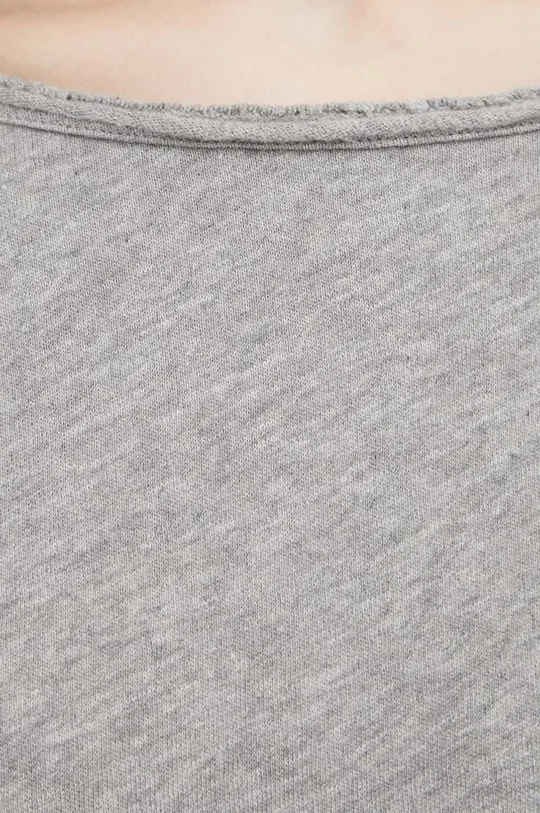 Bavlnené tričko s dlhým rukávom American Vintage T-SHIRT ML COL BATEAU Dámsky