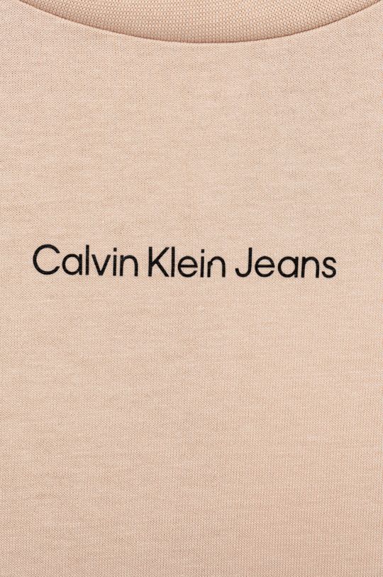 Dětská bavlněná košile s dlouhým rukávem Calvin Klein Jeans  100% Bavlna