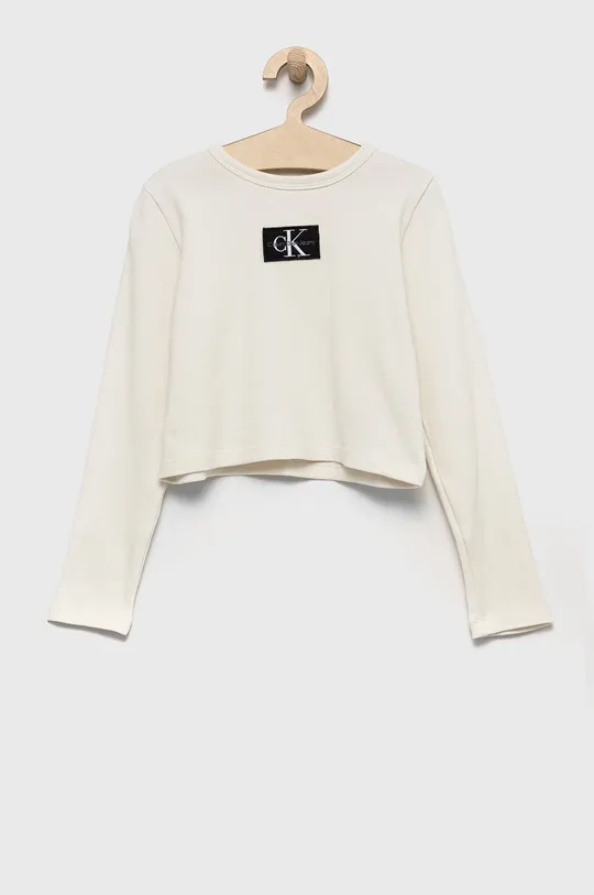 λευκό Παιδικό μακρυμάνικο Calvin Klein Jeans Για κορίτσια