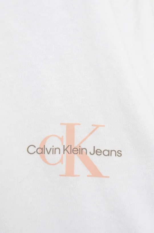 Дитячий бавовняний лонгслів Calvin Klein Jeans  100% Бавовна