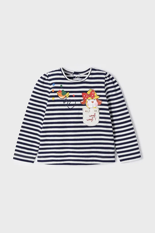 námořnická modř Dětské tričko s dlouhým rukávem Mayoral Dívčí