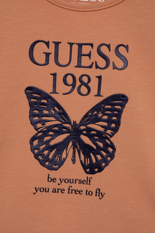 Guess longsleeve dziecięcy 95 % Bawełna, 5 % Elastan