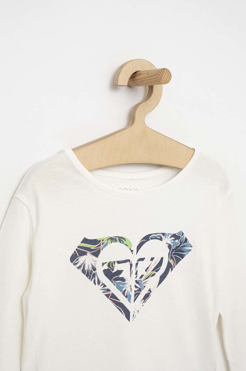 Roxy longsleeve bawełniany dziecięcy 100 % Bawełna organiczna