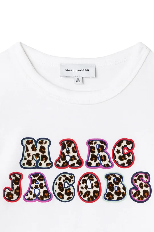 Otroška bombažna majica z dolgimi rokavi Marc Jacobs  100% Bombaž