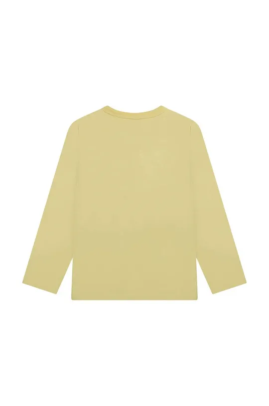 Detská bavlnená košeľa s dlhým rukávom Marc Jacobs žltá