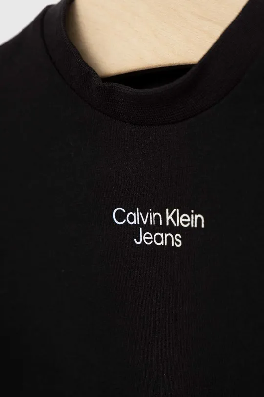Otroški longsleeve Calvin Klein Jeans  93% Bombaž, 7% Elastan