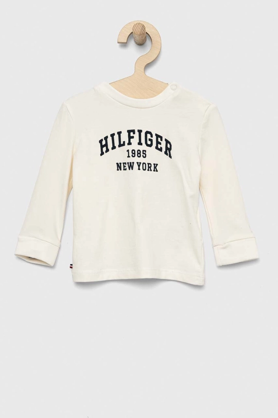 beżowy Tommy Hilfiger longsleeve niemowlęcy Dziecięcy