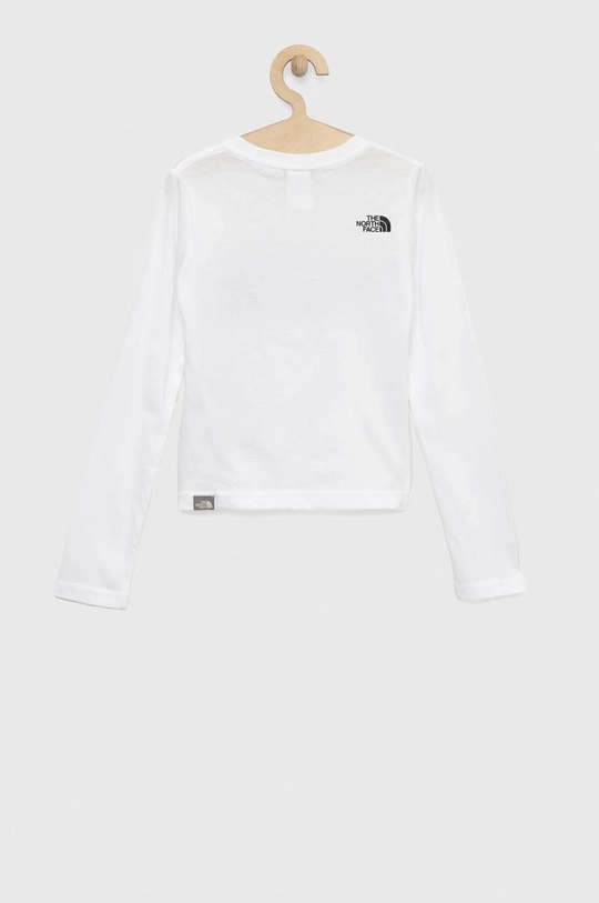 The North Face longsleeve bawełniany dziecięcy biały