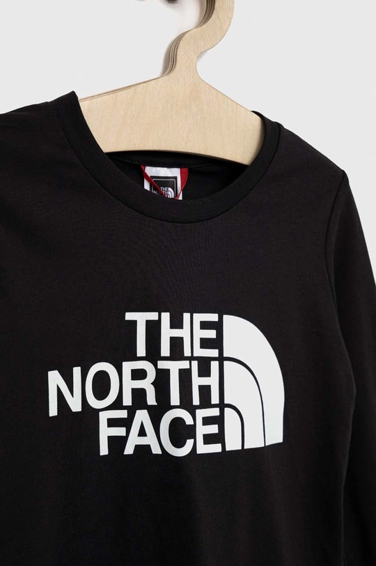 The North Face longsleeve bawełniany dziecięcy 100 % Bawełna