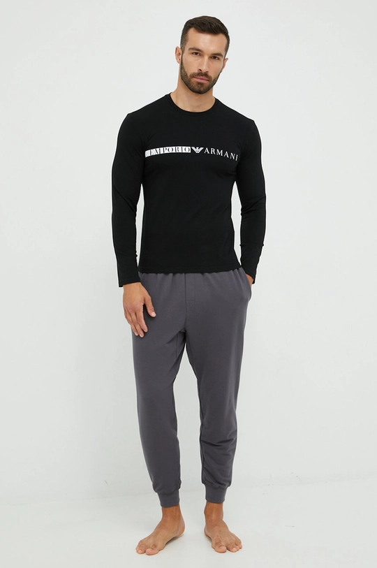 Emporio Armani Underwear longsleeve czarny