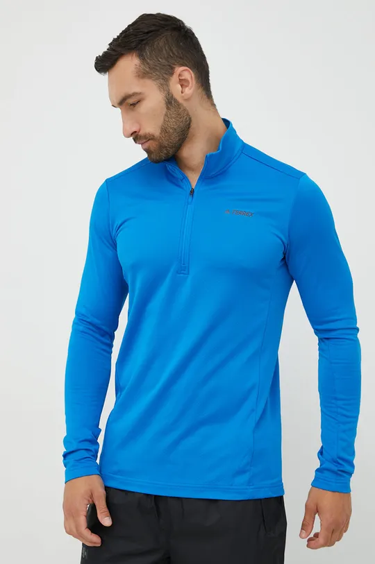 modrá Športové tričko s dlhým rukávom adidas TERREX Everyhike Pánsky