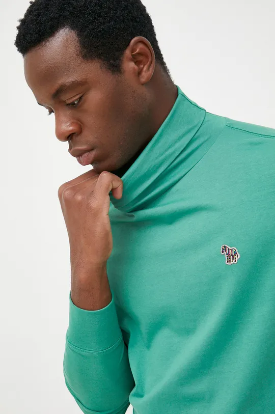 πράσινο Βαμβακερή μπλούζα με μακριά μανίκια PS Paul Smith Ανδρικά