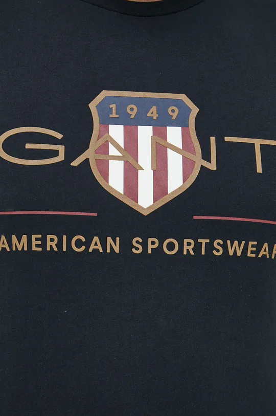 Βαμβακερή μπλούζα με μακριά μανίκια Gant