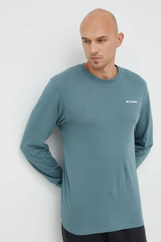 Βαμβακερή μπλούζα με μακριά μανίκια Columbia  Κύριο υλικό: 100% Βαμβάκι Πλέξη Λαστιχο: 96% Βαμβάκι, 4% Σπαντέξ