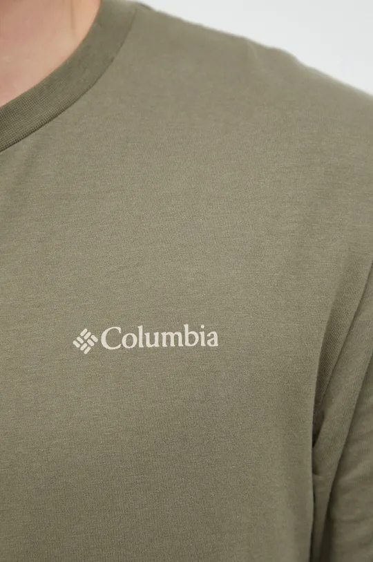 Βαμβακερή μπλούζα με μακριά μανίκια Columbia