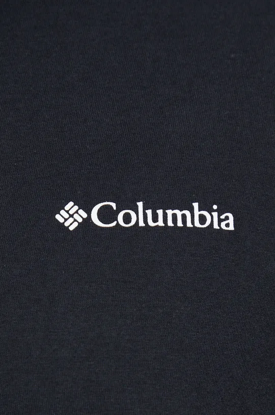 Bombažna majica z dolgimi rokavi Columbia Moški