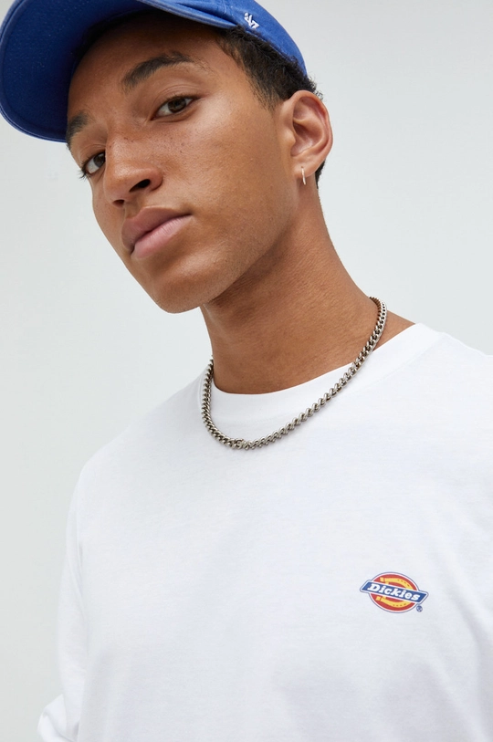 white Dickies cotton longsleeve top