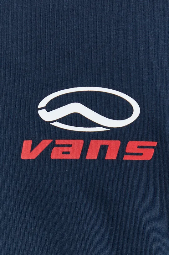 Βαμβακερή μπλούζα με μακριά μανίκια Vans