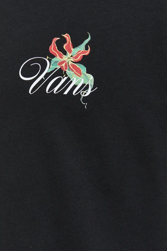 Bavlnené tričko s dlhým rukávom Vans Pánsky