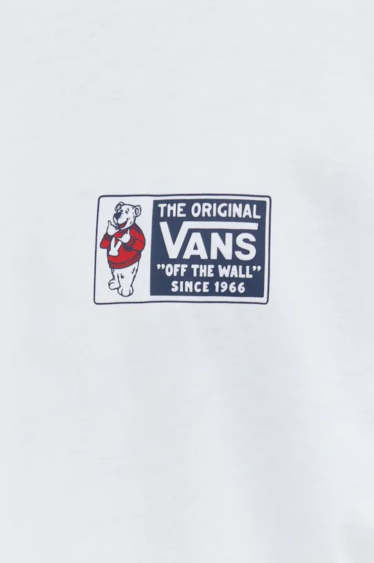Βαμβακερή μπλούζα με μακριά μανίκια Vans