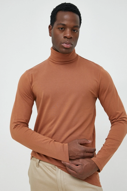 καφέ Longsleeve Selected Homme Ανδρικά