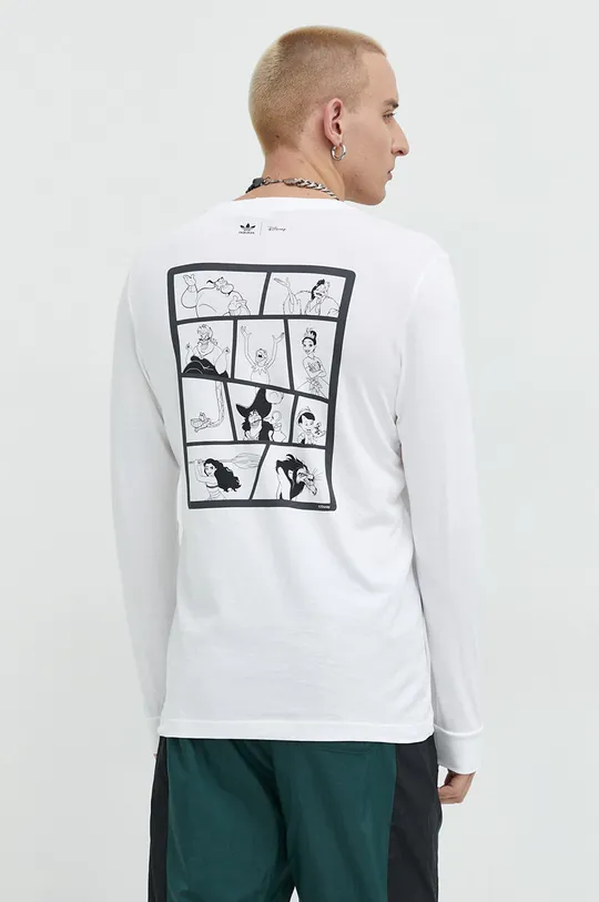 Βαμβακερή μπλούζα με μακριά μανίκια adidas Originals x Disney  100% Οργανικό βαμβάκι