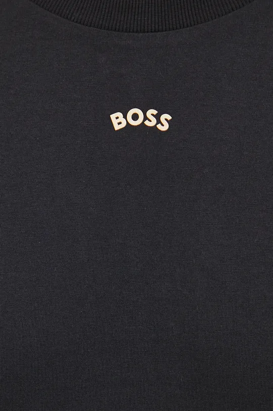 Βαμβακερή μπλούζα με μακριά μανίκια BOSS Boss Athleisure Ανδρικά