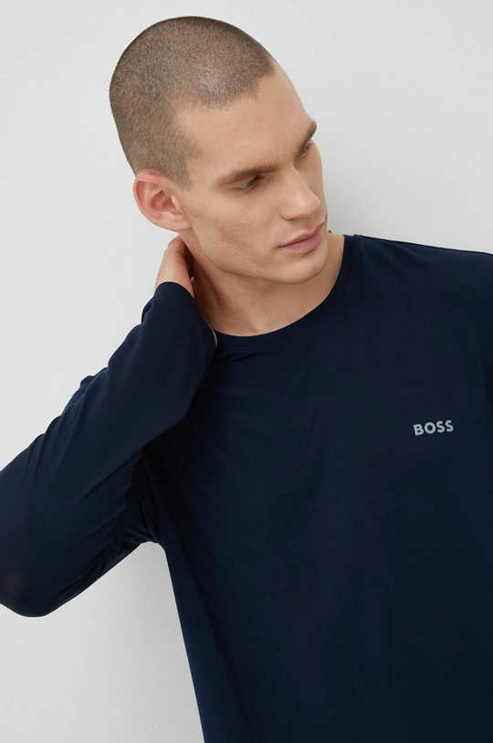 blu navy BOSS longsleeve lounge