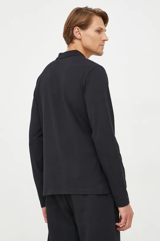 Βαμβακερή μπλούζα με μακριά μανίκια Trussardi  100% Βαμβάκι