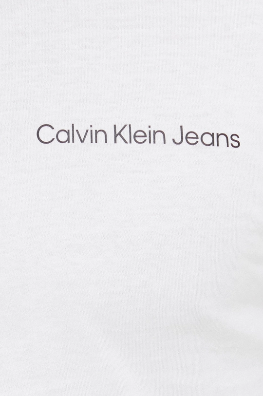 Bavlnené tričko s dlhým rukávom Calvin Klein Jeans Pánsky