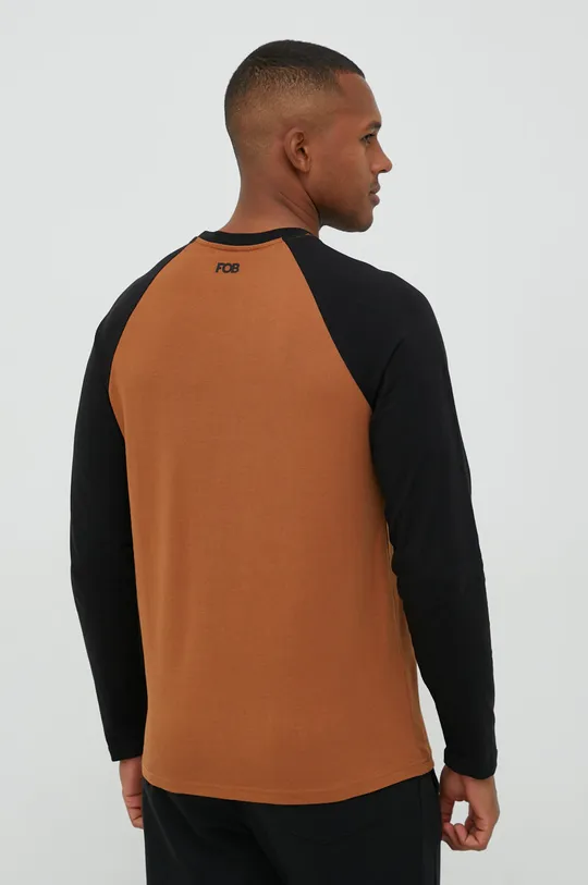 Βαμβακερή μπλούζα με μακριά μανίκια 4F  100% Βαμβάκι