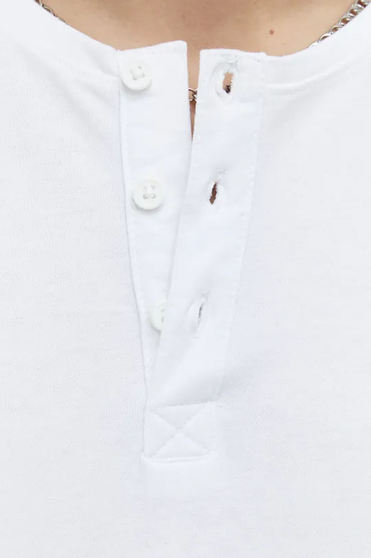 Bavlnené tričko s dlhým rukávom Solid