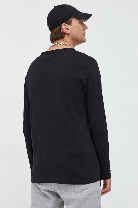 czarny Jack & Jones longsleeve bawełniany