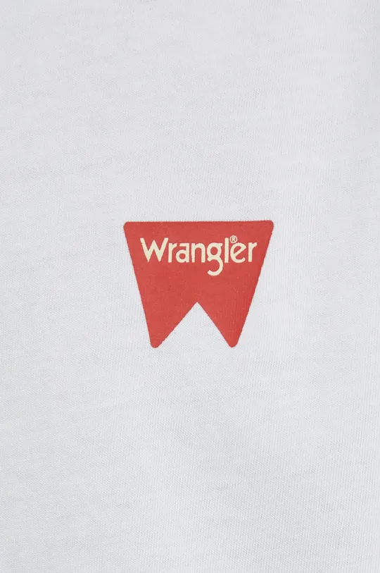Βαμβακερή μπλούζα με μακριά μανίκια Wrangler Ανδρικά