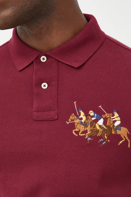 Хлопковый лонгслив Polo Ralph Lauren Мужской