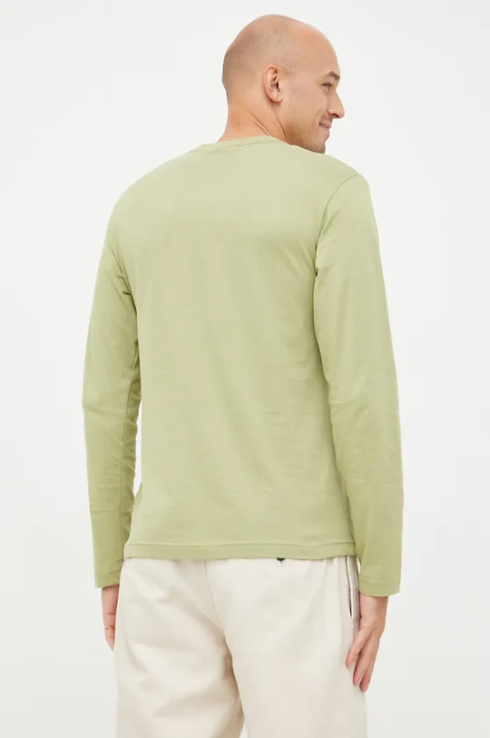 zelena Pamučna majica dugih rukava Calvin Klein