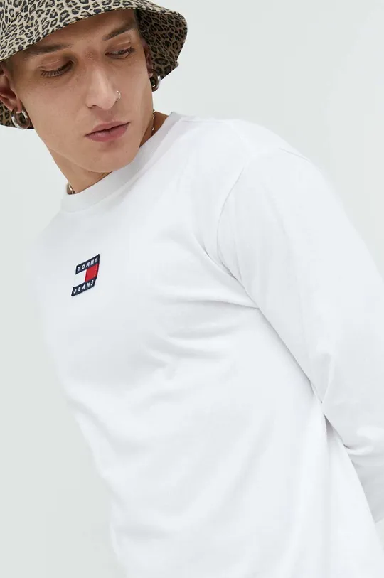 Tommy Jeans longsleeve bawełniany Męski