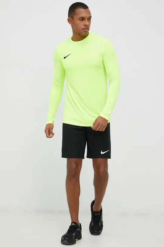 Nike longsleeve treningowy Park VII żółty