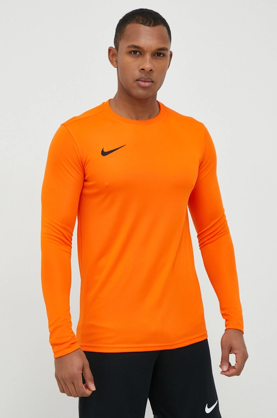 oranžna Majica z dolgimi rokavi za vadbo Nike Park Vii