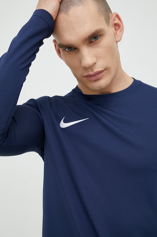námořnická modř Tréninkové tričko s dlouhým rukávem Nike Park Vii