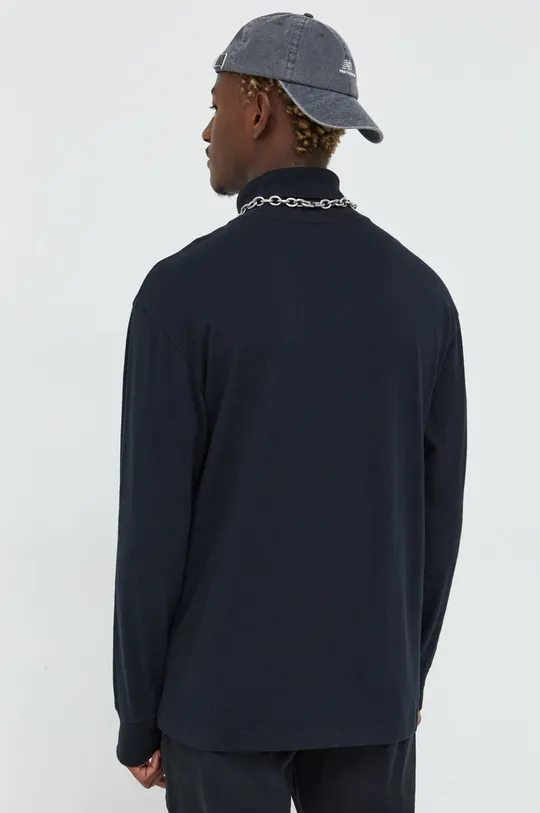 Βαμβακερή μπλούζα με μακριά μανίκια Abercrombie & Fitch  100% Βαμβάκι