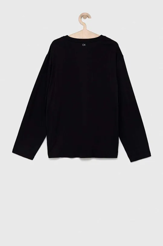 Tričko s dlhým rukávom Calvin Klein Performance čierna