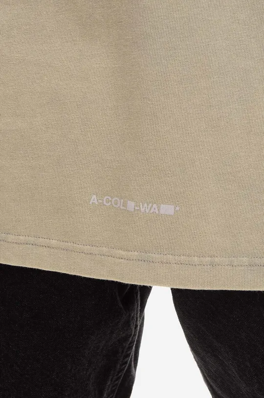 Bavlnené tričko s dlhým rukávom A-COLD-WALL* Relaxed Cubist Longsleeve T-shirt ACWMTS098 MOSS GREEN Pánsky