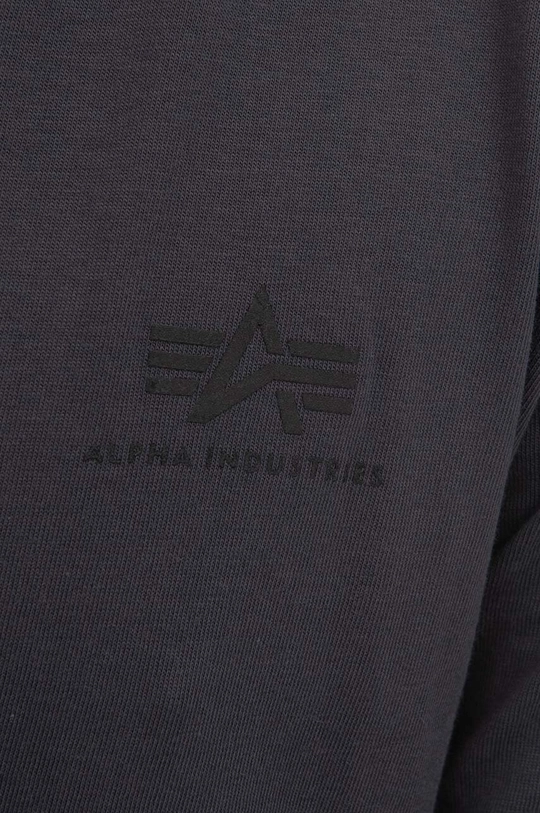 Bavlněné tričko s dlouhým rukávem Alpha Industries Back Print Heavy Pánský