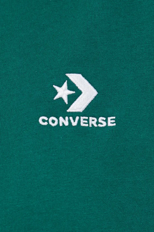 Βαμβακερή μπλούζα με μακριά μανίκια Converse