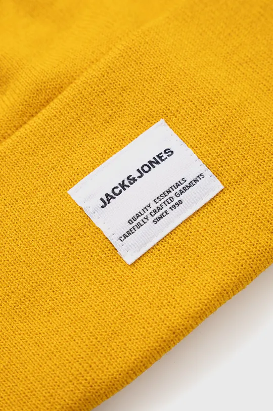 Παιδικός σκούφος Jack & Jones κίτρινο