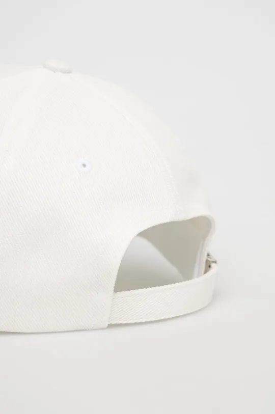 Βαμβακερό καπέλο Calvin Klein λευκό