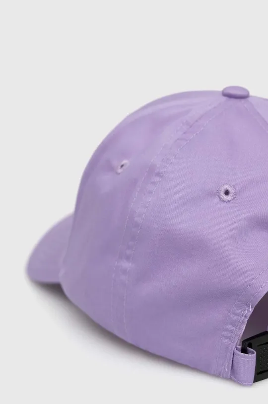 Bombažna kapa Guess vijolična